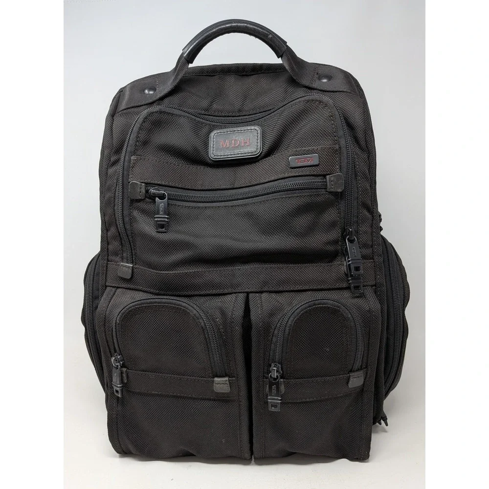 TUMI Alpha 26173DH Black Laptop Backpack Bag -*READ*